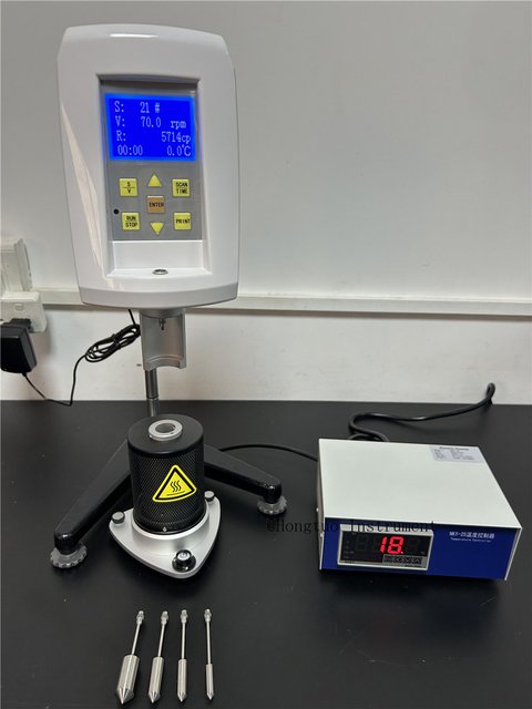 High Temperature Digital Rotational Viscometer LCD Display for Viscosity Test