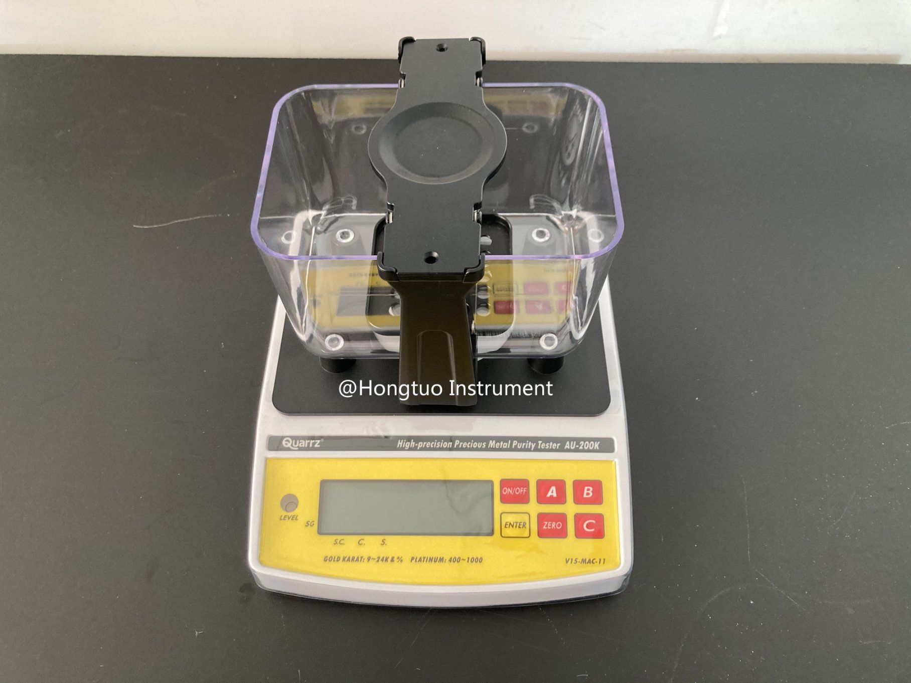 AU-120K Digital Electronic Gold and Platinum Density Tester, Gold Karat Testing Balance, Gold Quality Testing Machine