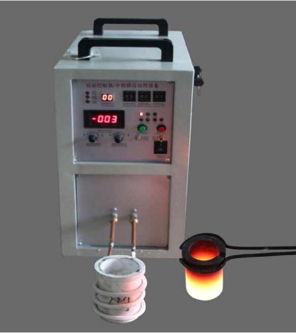 DH-TG-35AB Mini Gold Melting Induction Furnace, Excellent Quality Metals Melting Furnace 