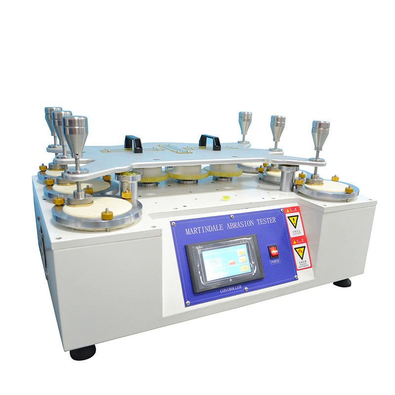 6 Heads Textile Martindale Abrasion Resistance For Fabric Textile Abrasion Pilling Tester