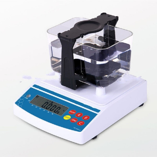 AU-120S 0.0001 g/cm3 Digital Electronic Gravitometer Price, Economical Solid Meter, Specific Gravity Tester for Solids