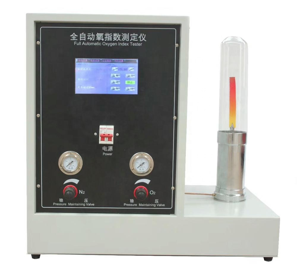 Rubber Automatic Oxygen Index Equipment Limiting Oxygen Index Chamber 