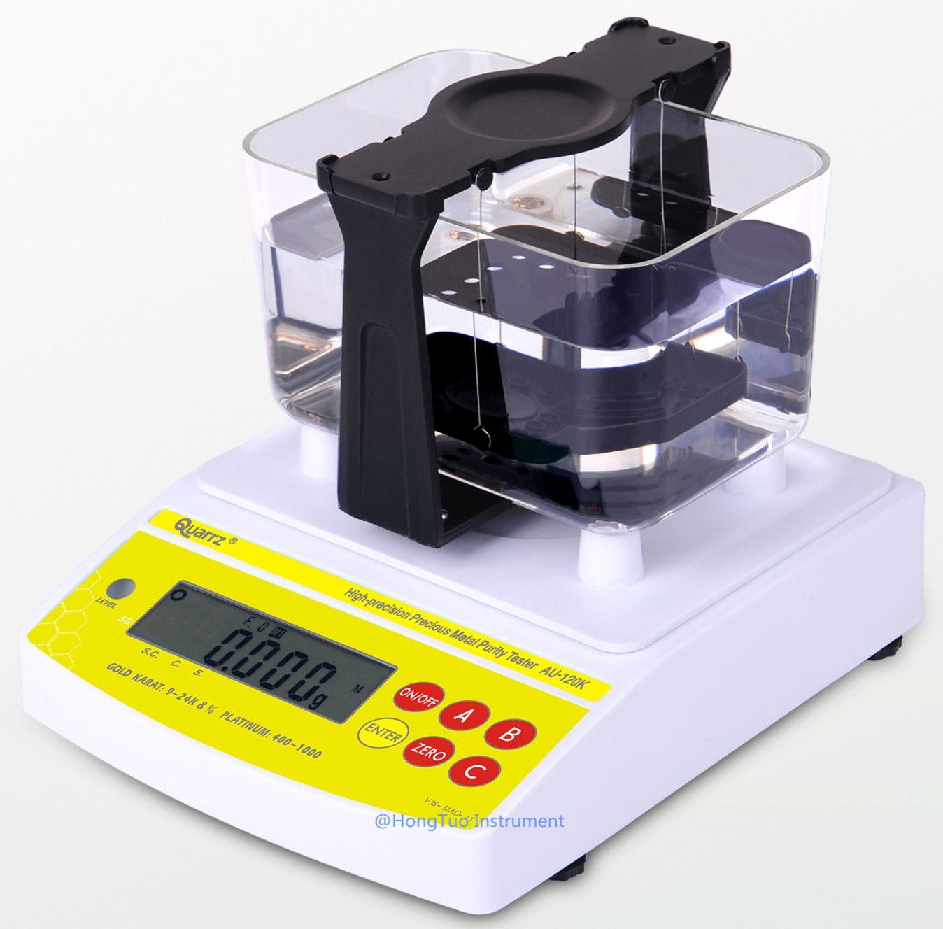  AU-200K Digital Electronic Gold Measuring Machine, Gold Scale and Purity Testing Equipment, Gold Test Solution