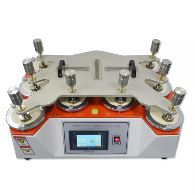 Durable Textile Testing Machine Eight Heads Wear Resistance Abrasion Testing Machine