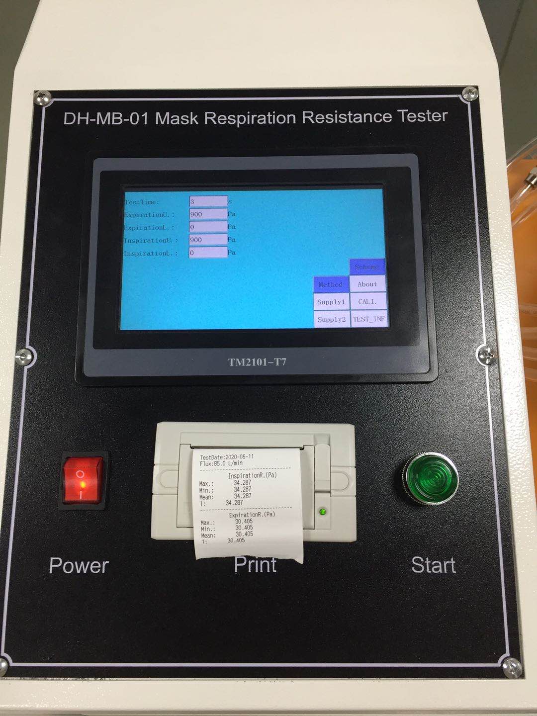 DH-MB-01 Mask Breathing Gas Resistance Tester / Testing Machine / Equipment / Device / Instrument /Apparatus