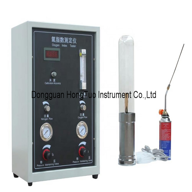 Automatic Oxygen Index Apparatus AC220V 50Hz Oxygen/temp Index Tester