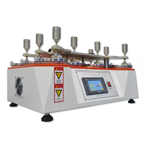 ASTM D3886 Textile Testing Machine for Eight Heads Martindale Shoes Abrasion Testing Equipment