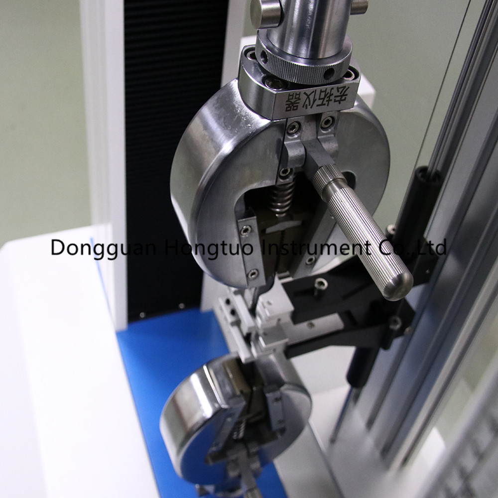 Double Column Plastic Elongation Tensile Testing Machine Tension Testing Extensometer