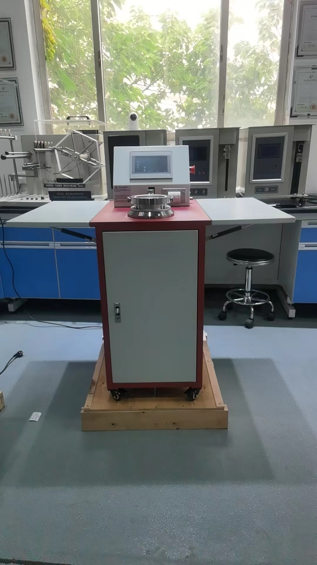 DH-YG461E Fully Automatic Fabric Air Permeability Tester Textile Air Permeability Tester