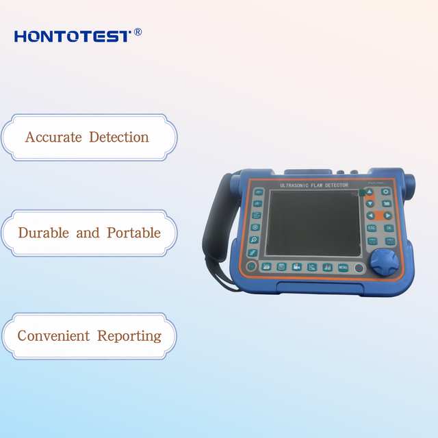 KUT-681 Digital Portable Ultrasonic Flaw Detector, for metal weld crack, inclusion, pore defect inspection & composite thickness testing
