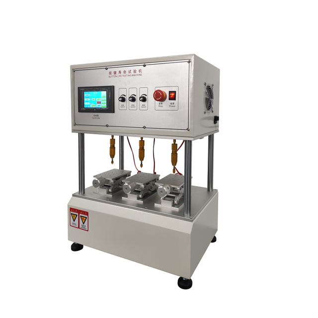 HT-KL-3 Three-axis Key Life Testing Machine Test Station Conduction Aging Tester for Rubber