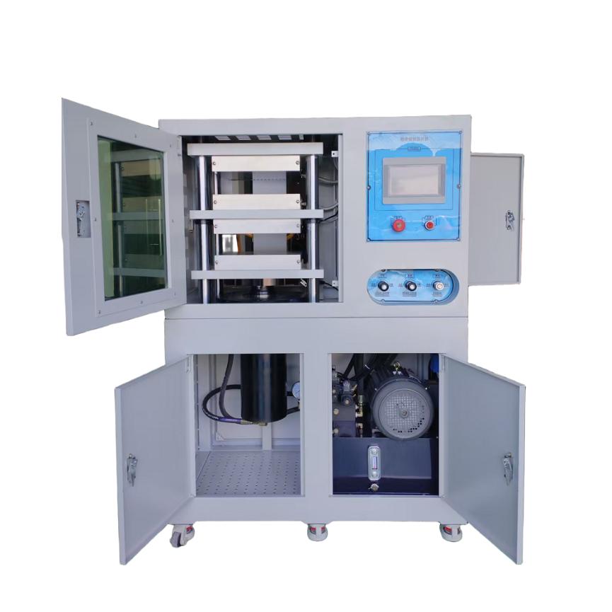 DH-FV30B 30 Ton Touch Screen Lab Flat Vulcanizing Machine for Rubber Plastic Pigment Stabilizer Material Test & Research