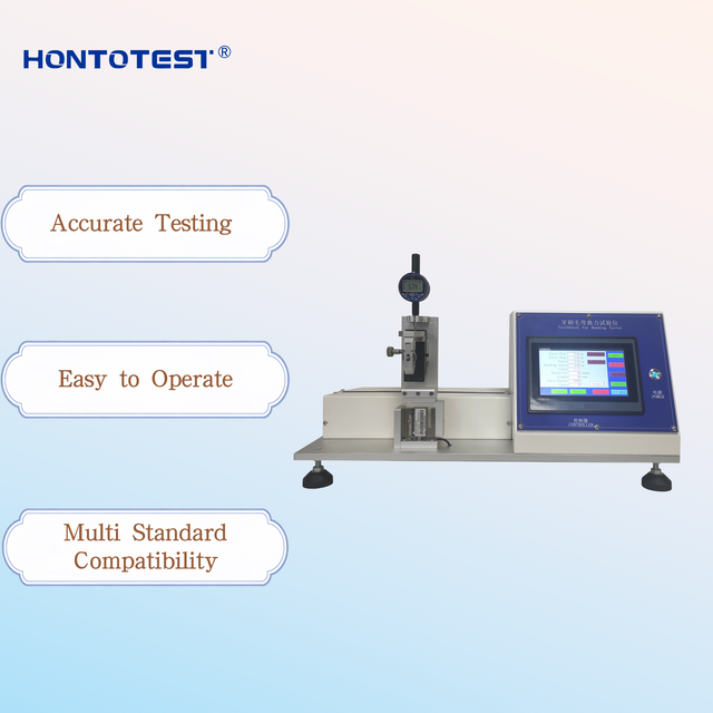 HT-TBB Toothbrush Bristle Bending Force Tester for Testing Toothbrush Bristle Bundle Bending Resistance Strength